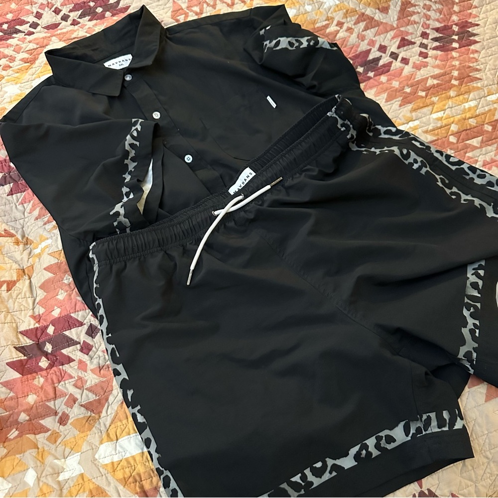 Mavrans Cabana Set Swim Shirt and Shorts LIKE NEW